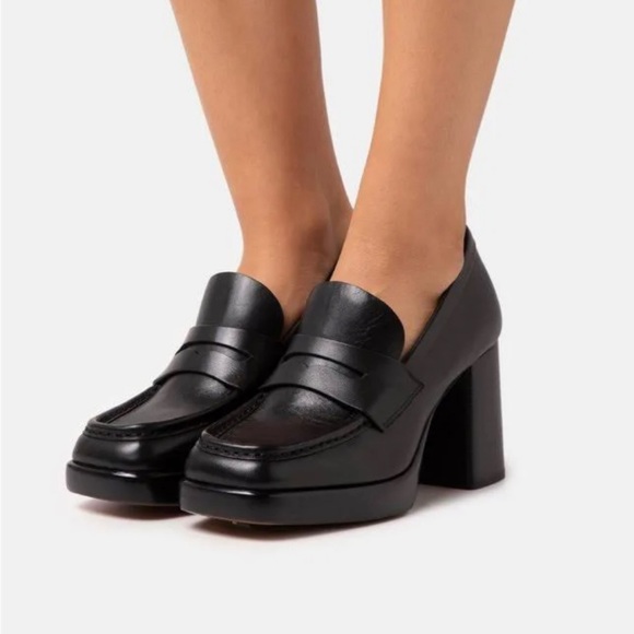 Rag & Bone MATRIX LOAFER – Platform Heels – Black - Picture 2 of 16